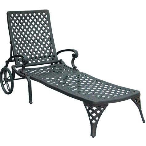 15 Best Wrought Iron Outdoor Chaise Lounge Chairs