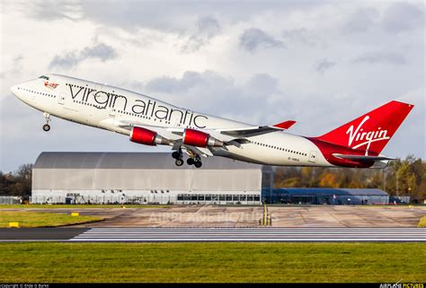 G Vbig Virgin Atlantic Boeing 747 400 At Manchester Photo Id 932255