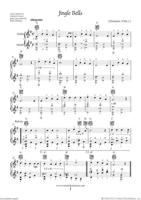 Buying christmas sheet music has never been easier—you can instantly download to print, or view on your computer, tablet or smartphone. Easy Violin and Guitar Duets Sheet Music Songs PDF
