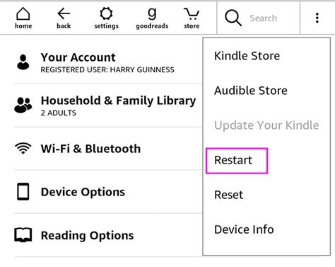 How To Restart Or Reset Your Amazon Kindle