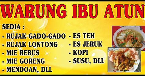 Spanduk Banner Warung Nasi Timbel Warnati Images