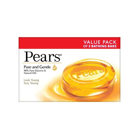 Buy Pears Pure And Gentle Soap Bar Combo Pack Of 3 With Glycerin For