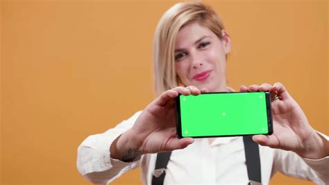 Presenting A Green Screen Phone Stock Video Motion Array