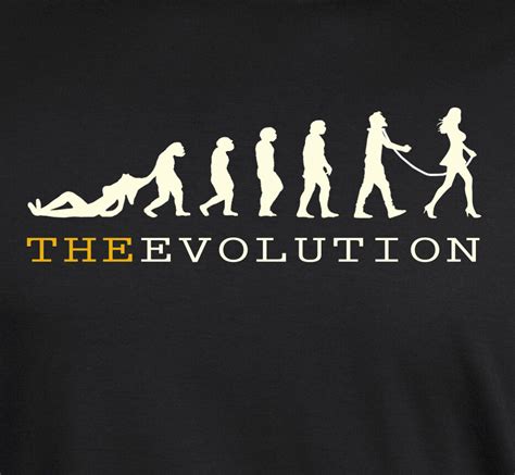 Evolution Tshirt Evo Of Man Funny Humor Feminism T Shirt Ebay