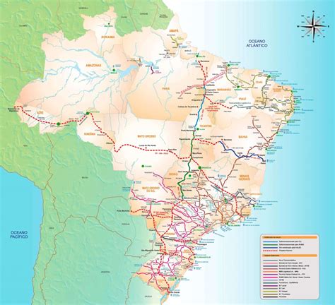 Mapa Ferroviário Brasileiro palpite kaledri