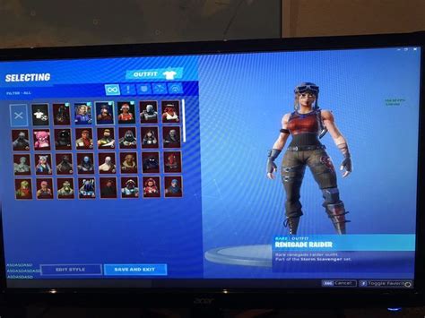 Stacked Fortnite Account Renegade Raider Stacked Tier