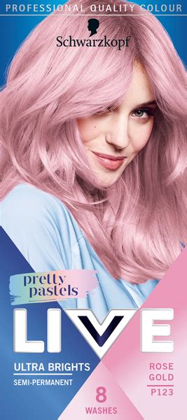 Looking for hair colour inspiration? Schwarzkopf Live Farba do Włosów Pretty Pastels Rose Gold ...