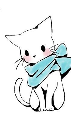 Want to see more posts tagged #cat sketch? Cute Anime Cat Drawing Cats are soooo cute! | My Girl !!! in 2019 | Cute cat drawing, Simple cat ...