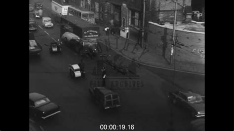 policeman directing traffic in ealing london 1940s 1960s film 1011668 youtube