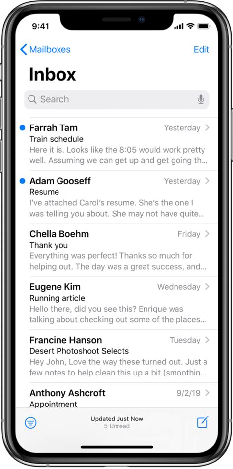 View An Email In Mail On Iphone Apple Support