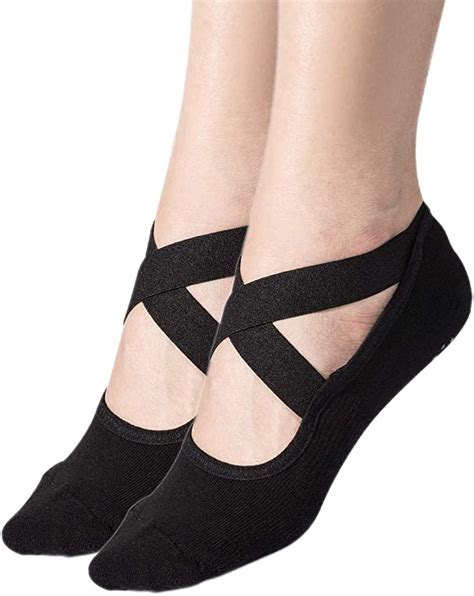 Toes Feet Women S Pack Black Padded Cushioned Anti Slip Grips Yoga Pilates Ballet Barre Piyo