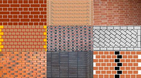 Brick Bonds Types And Patterns Brick Bonds Brick Paving Types Of Bricks