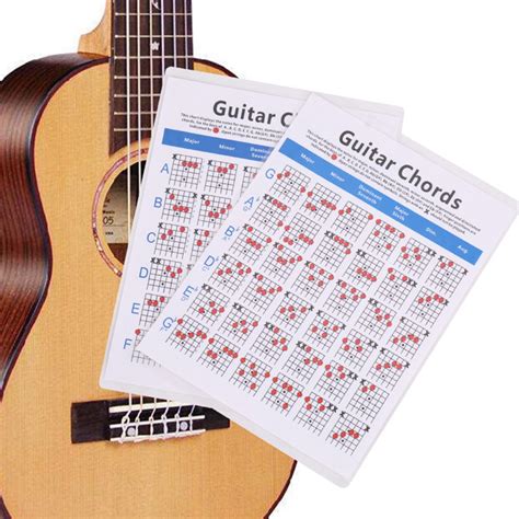 Acoustic Guitar Practice Chords Scale Chart Tool Guitar Chord Fingering