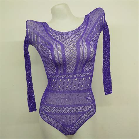 New Arrival Diamond One Piece Euramerican Figured Sexy Lingerie Hollow Out Jumpsuit Mesh Sexy