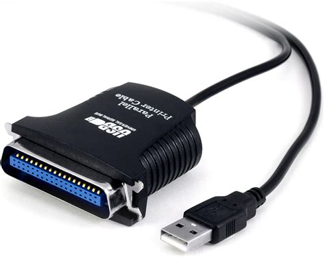 CSL Adaptador USB A Puerto Paralelo LPT De 36 Pines Cable De