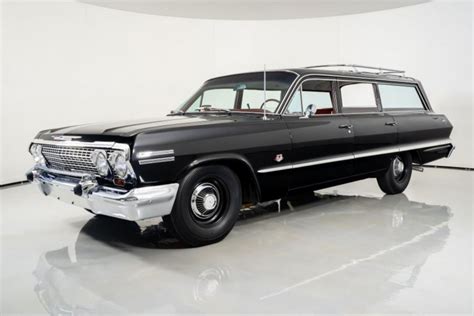Original 409 1963 Chevrolet Impala 9 Passenger Station Wagon Barn Finds