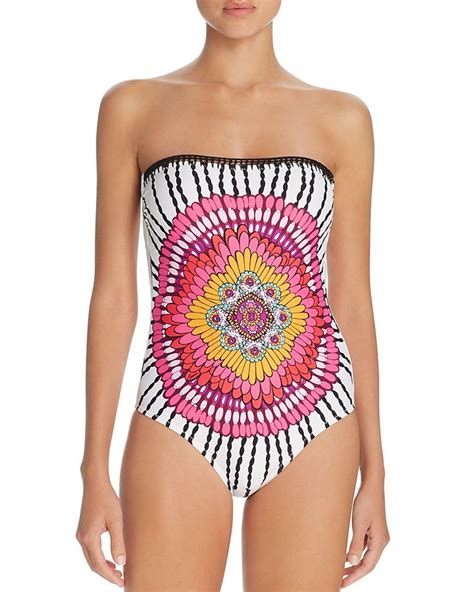 Trina Turk Ibiza Bandeau One Piece Swimsuit Women Bloomingdale S