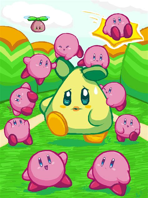 Kirby Mass Attack Fan Art