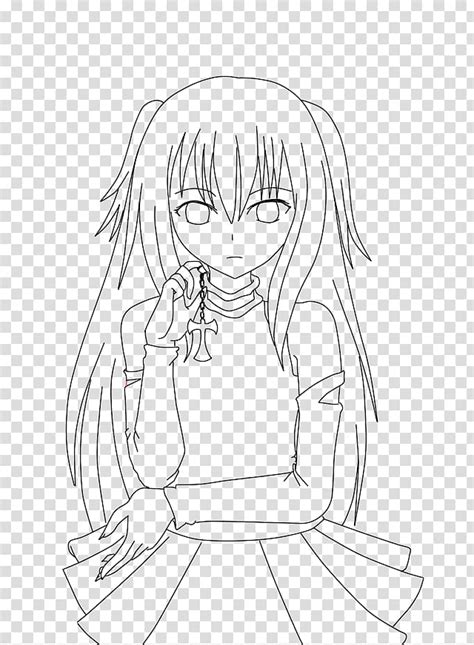 Drawing Anime Line Art Color Chibi Anime Transparent Background Png