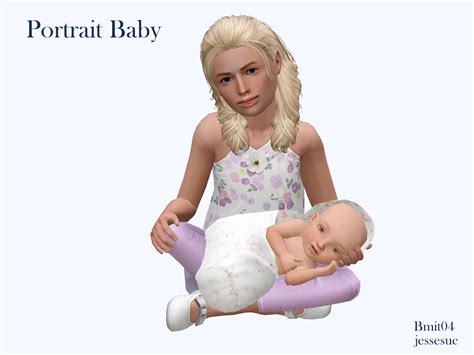 Mod The Sims - Portrait Baby Pose Set 1-2