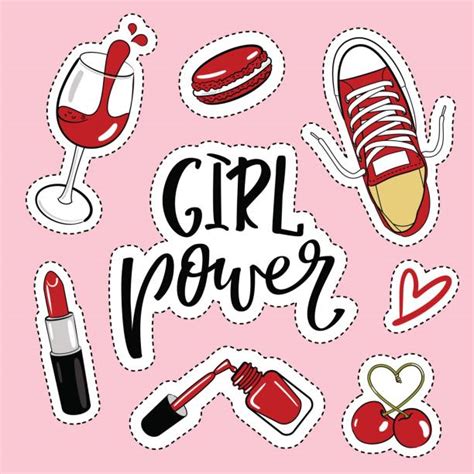 Girl Power Badges Illustrations Royalty Free Vector Graphics And Clip Art Istock