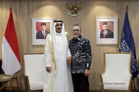 pertemuan mendag ri dengan duta besar arab saudi jakarta kementerian perdagangan republik