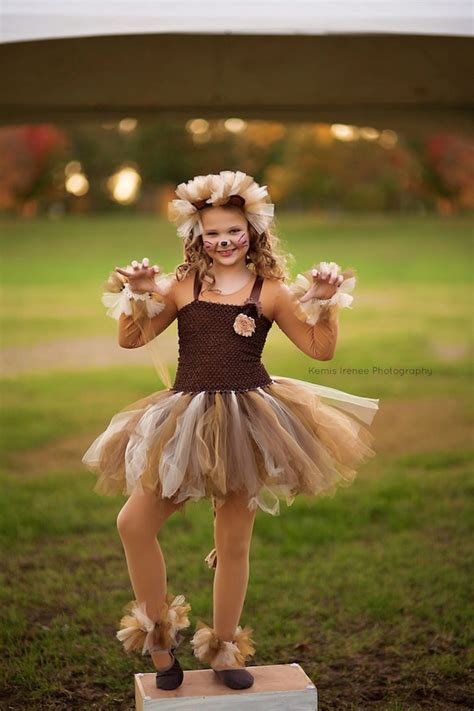 Lion Costume Lion Tutu Girls Dress Up Girls Halloween Etsy