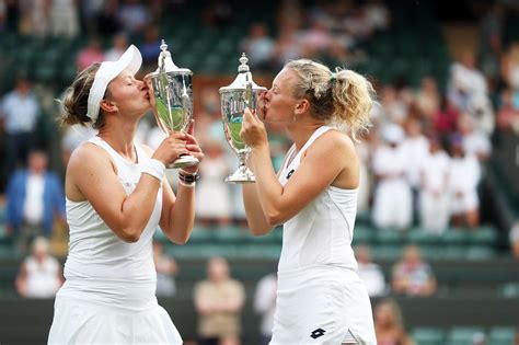 Kateřina siniaková (born 10 may 1996) is a czech tennis player. Barbora Krejcikova CZE and Katerina Siniakova CZE kissing ...