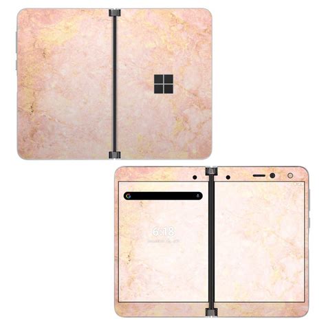 Rose Gold Marble Microsoft Surface Duo Skin Istyles