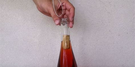 How To Remove Cork Stuck In Wine Bottle Wine Opener Hacks