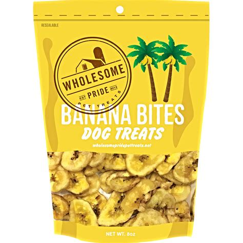Wholesome Pride Banana Bites 8 Oz Care A Lot Pet Supply