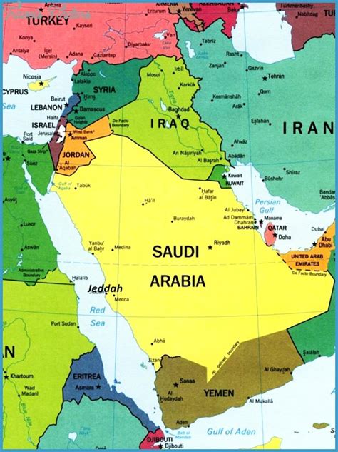 Jeddah Map Travelsfinderscom