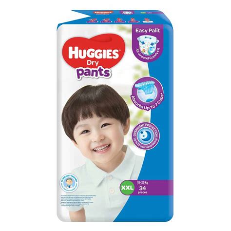 Huggies Diaper Pants Dry Jumbo 34s 2 Extra Large All Day Supermarket