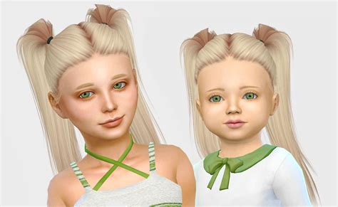 Sims 4 Cc Custom Content Child Hairstyle Leahlillith Melly Kids