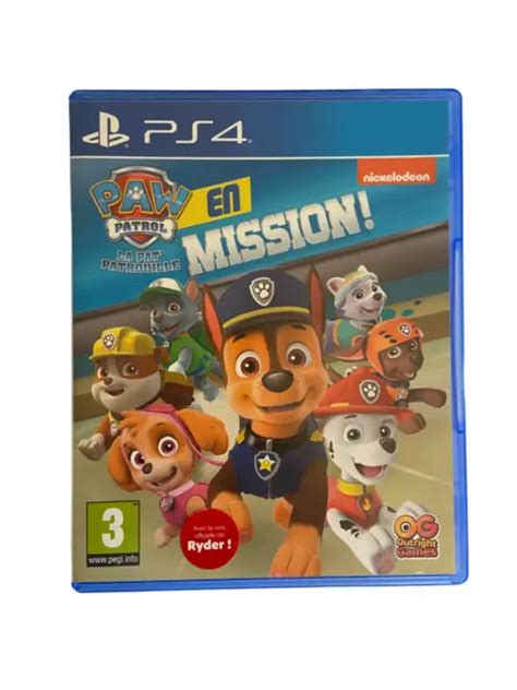 La Pat Patrouille En Mission Ps4 Jeu Sur Playstation 4 Paw Patrol On