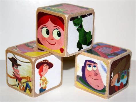 Toy Story 2 Childrens Wooden Blocks Baby Blocks Etsy Toy Story