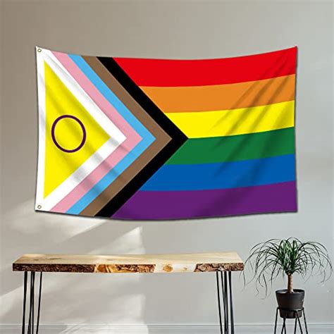 Vagair New Intersex Inclusive Progress Pride Flag Progressive Flag Showing Lgbt Community