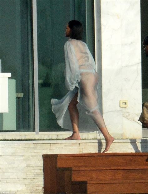 Braless Rihanna Wears A Thong Filming For Her New Music