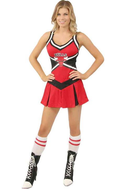 Red Cheerleading Costume Cheerleader Costume Cheerleading Outfits Flirty Costume