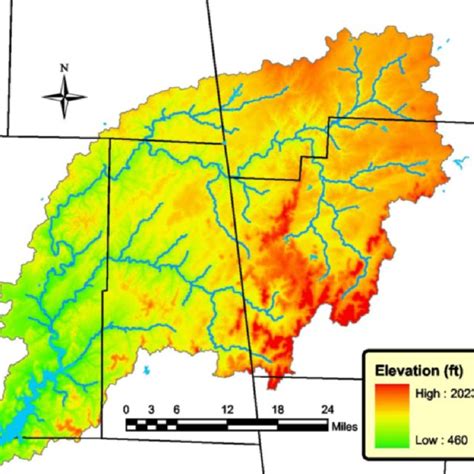 3 Subbasins Within The Illinois River Basin Used To Develop Baseflow