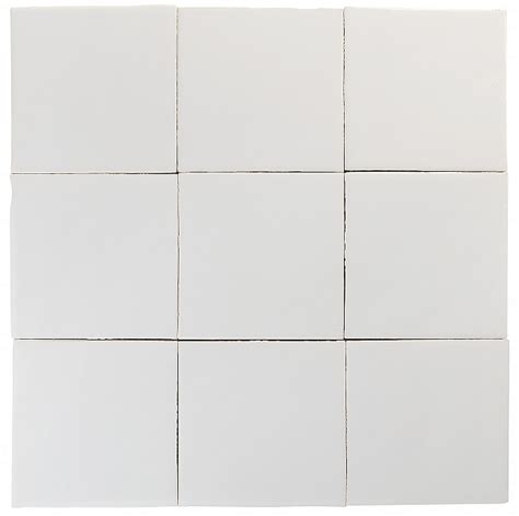 White Hand Glazed Tiles Design Republic