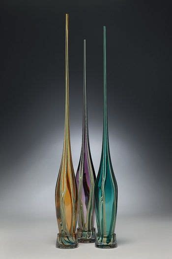 Victor Chiarizia Alto Series Strega Amethyst Verde Glass Art Glass Blowing Sculpture