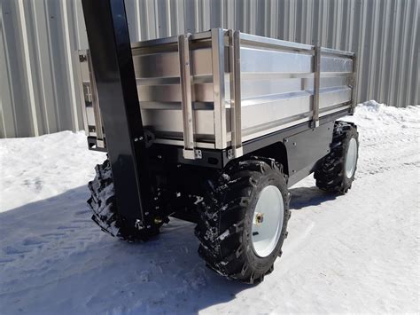 Electric All Terrain Utility Wagon With Removable Sides Electric