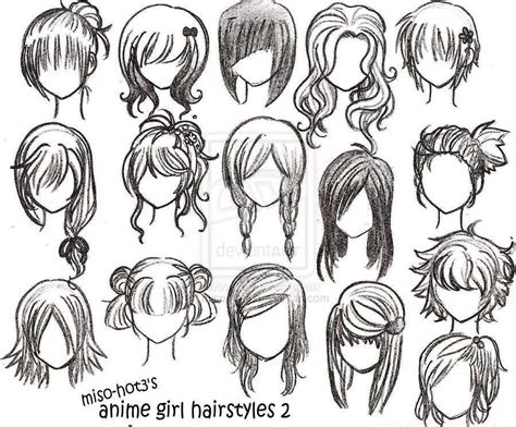 ️anime hairstyle charts ️ anime amino