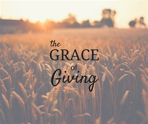 The Grace Of Giving Series Mt Pleasant Baptist Church