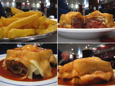 Francesinha is a portuguese sandwich originally from porto served with french fries. Cinco Quartos de Laranja: Um desejo chamado Francesinha