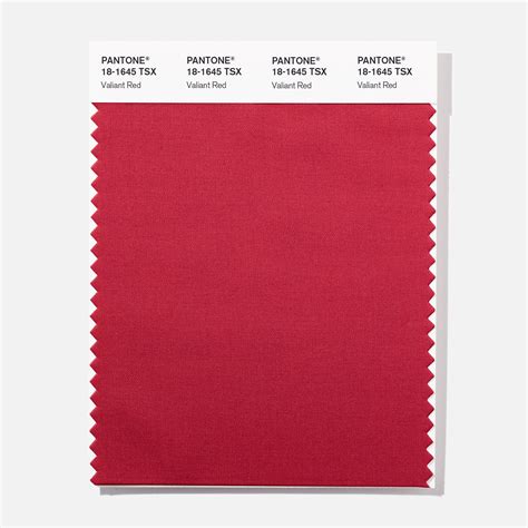 Buy Pantone Polyester Swatch 18 1645 Valiant Red