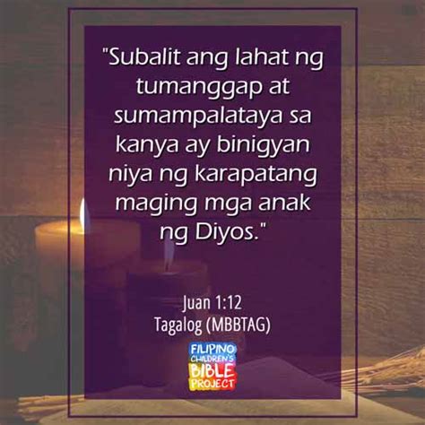 Tagalog Bible Holy Bible For Children Filipino Childrens Bible Project