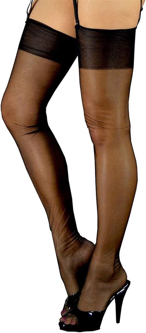 Olivia Very Sheer Nylon Stockings Vintage Look Amazon Ca Clothing