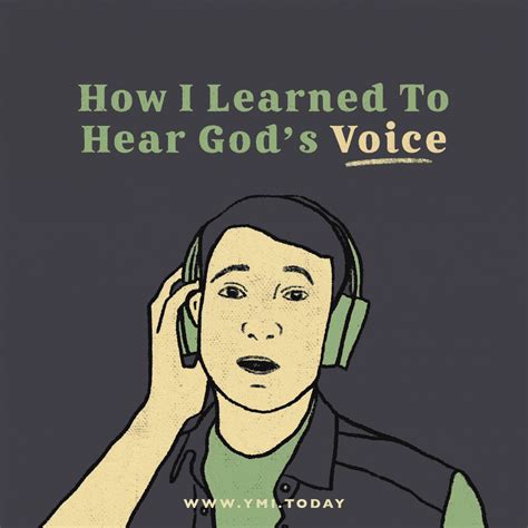 How I Learned To Hear Gods Voice Ymi